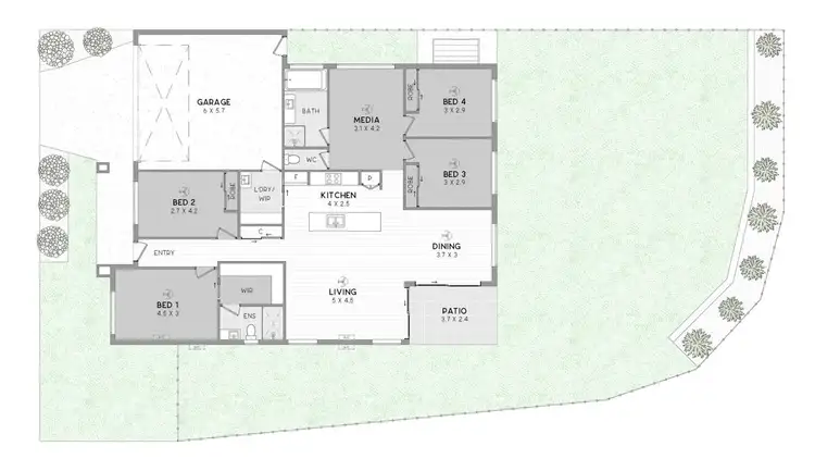 Floorplan of Homely house listing, 28 Eagle Circuit, Burpengary East QLD 4505