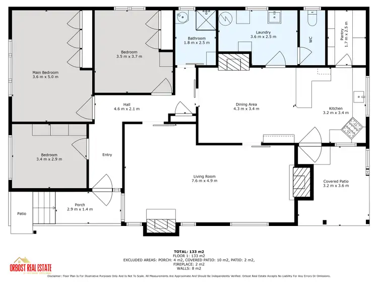 Floorplan of Homely house listing, 202 Nicholson Street, Orbost VIC 3888