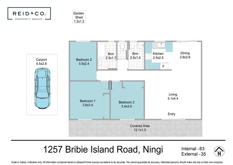 Floorplan of Homely house listing, 1257 Bribie Island Road, Ningi QLD 4511