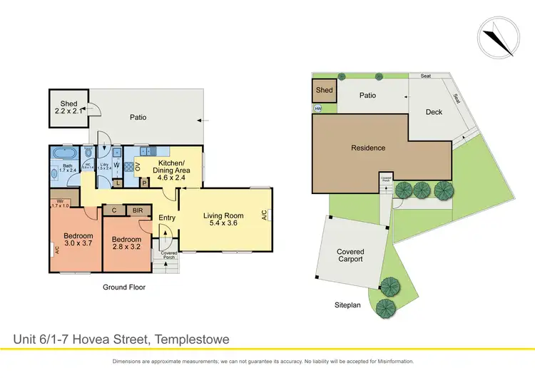 Floorplan of Homely unit listing, 6/1-7 Hovea Street, Templestowe VIC 3106