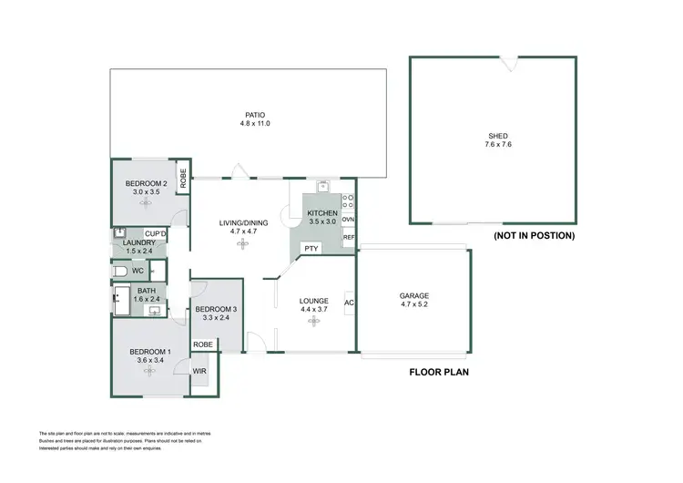 Floorplan of Homely house listing, 5 Shelley Cove, Greenfields WA 6210