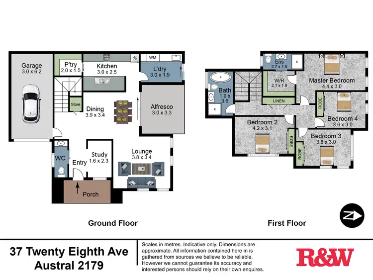 Floorplan of Homely semi-detached listing, 37 Twenty Eighth Avenue, Austral NSW 2179