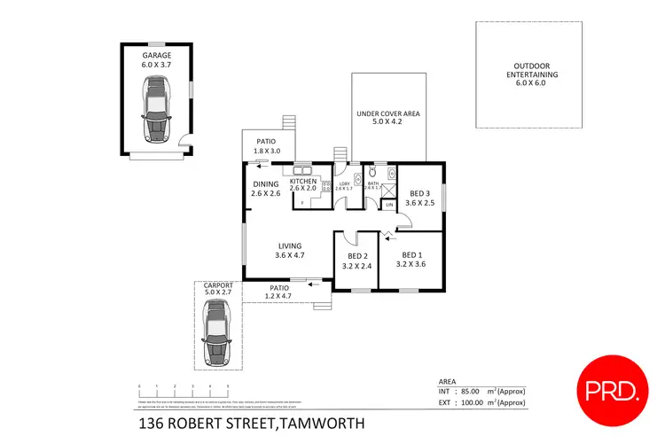 Floorplan of Homely house listing, 136 Robert Street, Tamworth NSW 2340