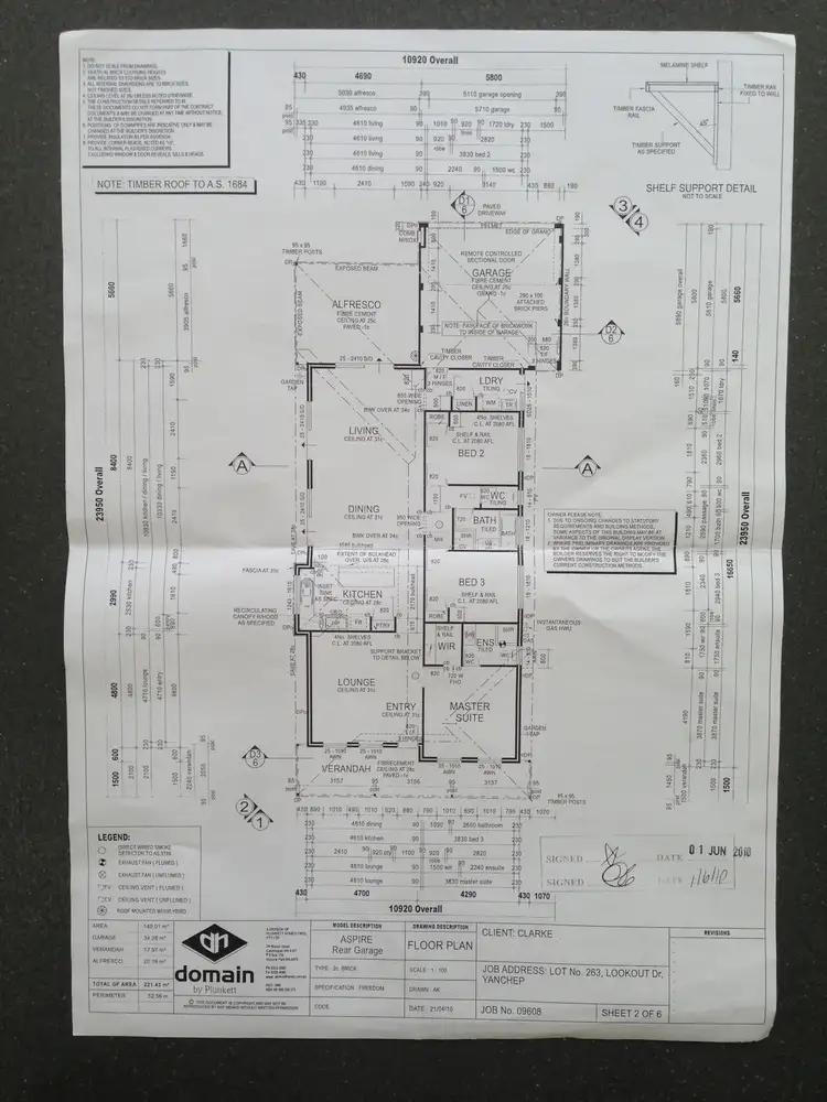 Floorplan of Homely house listing, 82 Lookout Drive, Yanchep WA 6035