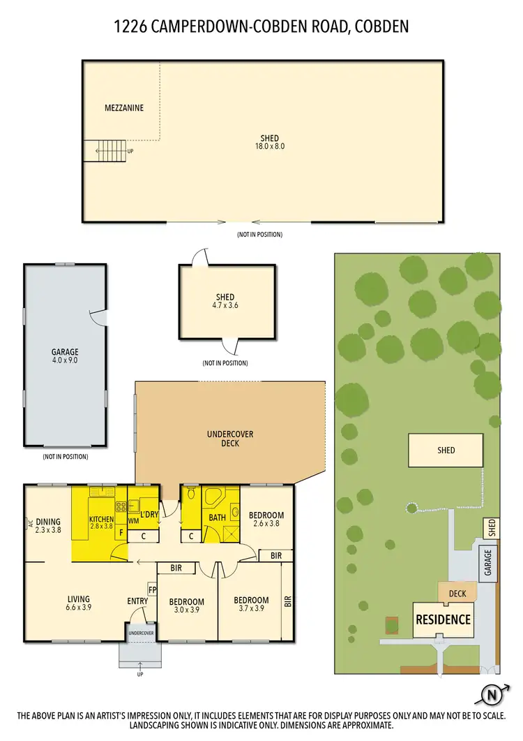 Floorplan of Homely other listing, 1226 Camperdown-cobden Road, Cobden VIC 3266