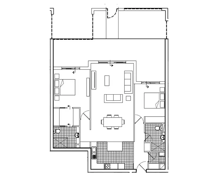 Floorplan of Homely apartment listing, 23/2 Serventy Street, Wright ACT 2611