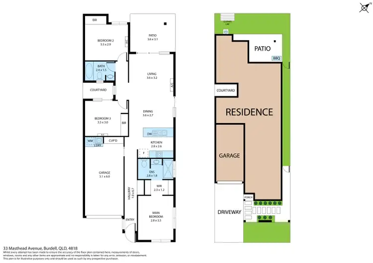 Floorplan of Homely house listing, 33 Masthead Avenue, Burdell QLD 4818