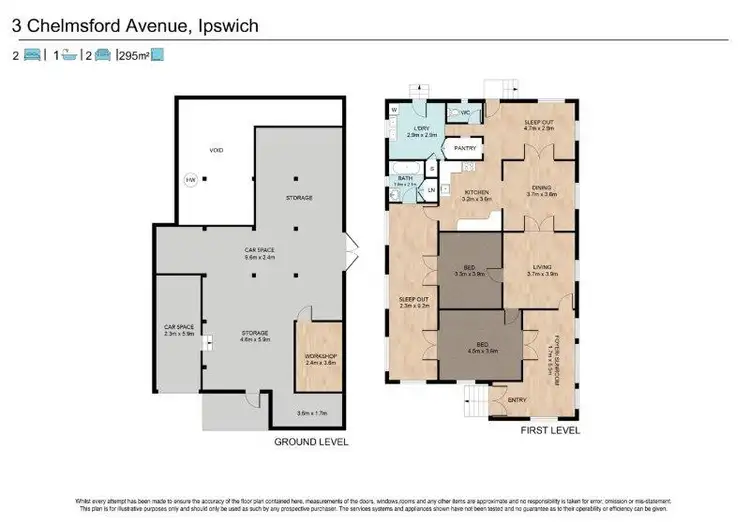 Floorplan of Homely house listing, 3 Chelmsford Avenue, Ipswich QLD 4305