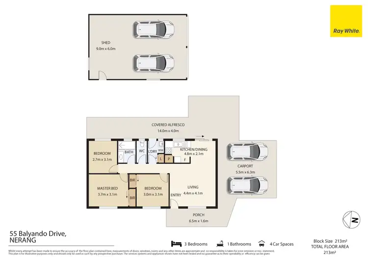 Floorplan of Homely other listing, 55 Balyando Drive, Nerang QLD 4211