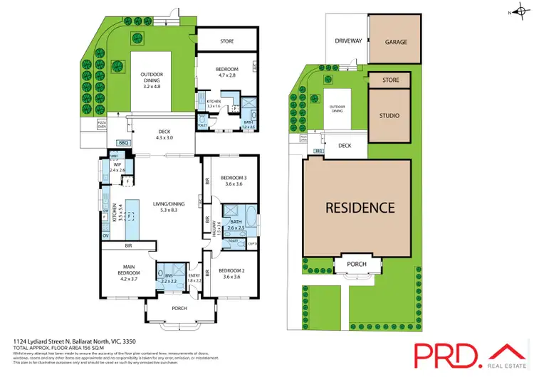 Floorplan of Homely house listing, 1124 Lydiard Street North, Ballarat North VIC 3350