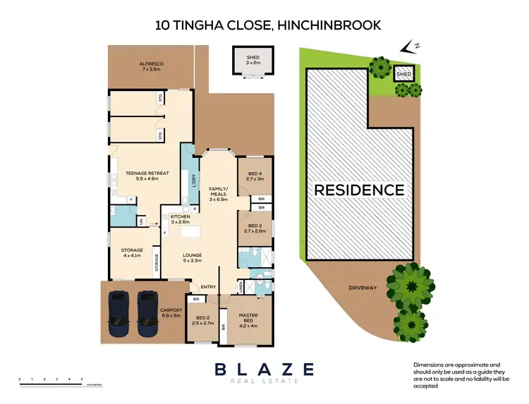 Floorplan of Homely house listing, 10 Tingha Close, Hinchinbrook NSW 2168