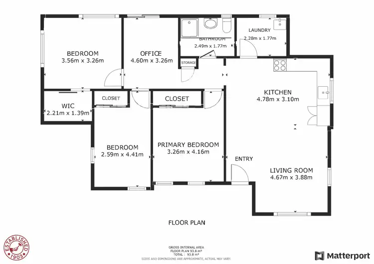 Floorplan of Homely house listing, 84 Jellicoe Street, Temora NSW 2666