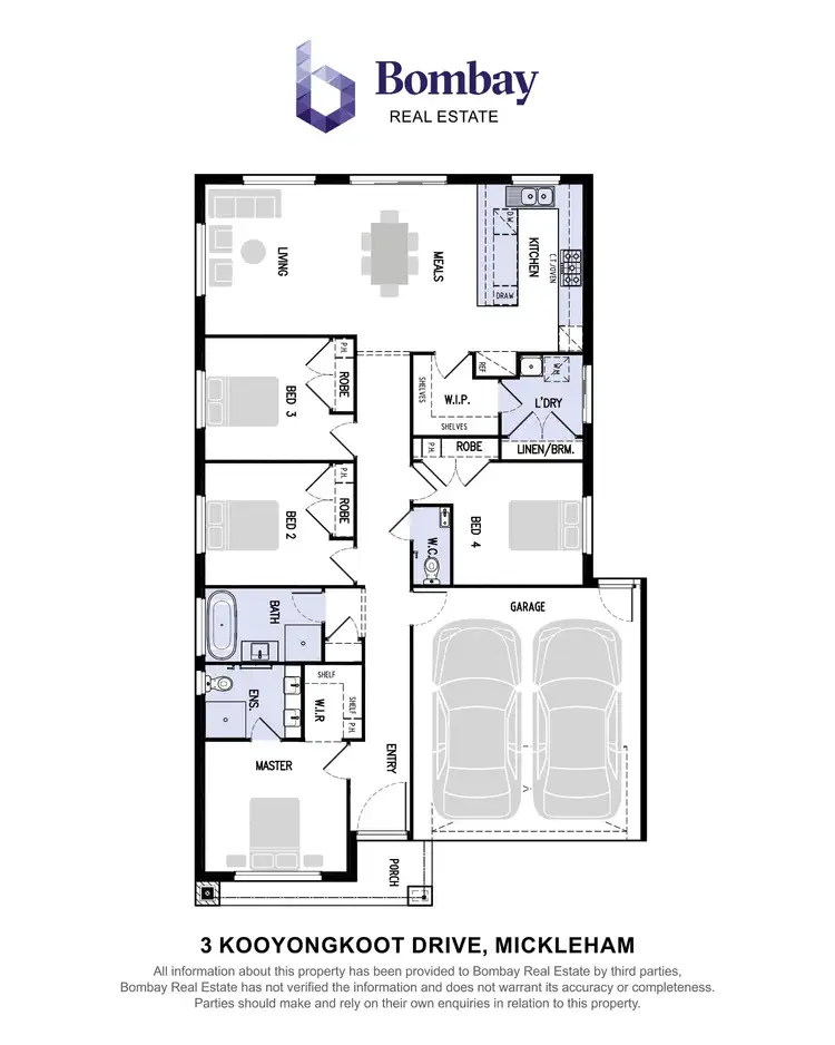 Floorplan of Homely house listing, 3 Kooyongkoot Drive, Mickleham VIC 3064