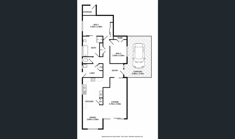 Floorplan of Homely apartment listing, 5/36-38 Batt Avenue, Wodonga VIC 3690