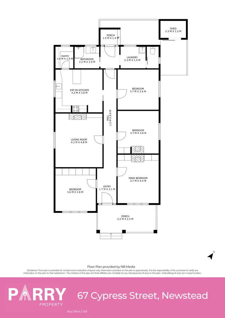Floorplan of Homely house listing, 67 Cypress Street, Newstead TAS 7250