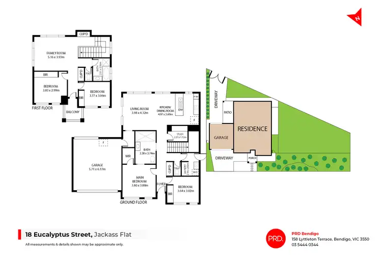 Floorplan of Homely house listing, 18 Eucalyptus Street, Jackass Flat VIC 3556
