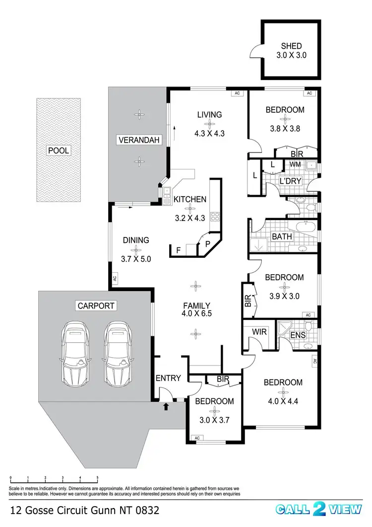 Floorplan of Homely house listing, 12 Gosse Circuit, Gunn NT 832