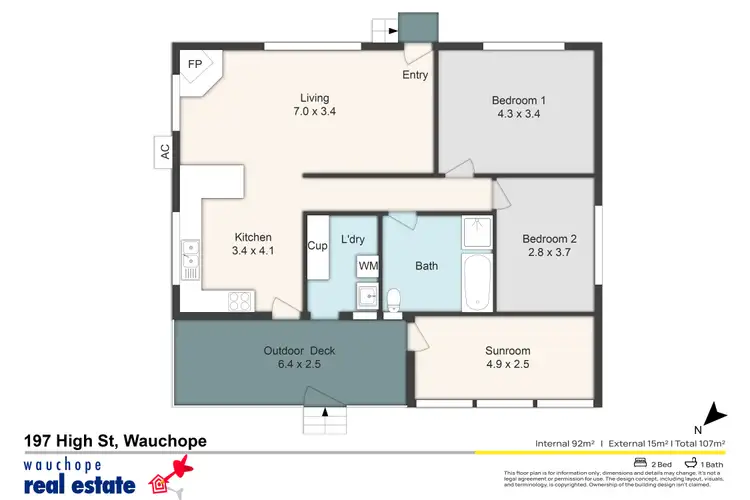 Floorplan of Homely house listing, 197 High Street, Wauchope NSW 2446