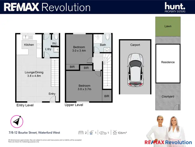 Floorplan of Homely house listing, 7/8-12 Bourke Street, Waterford West QLD 4133