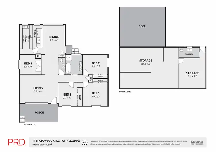 Floorplan of Homely house listing, 114 Hopewood Crescent, Fairy Meadow NSW 2519