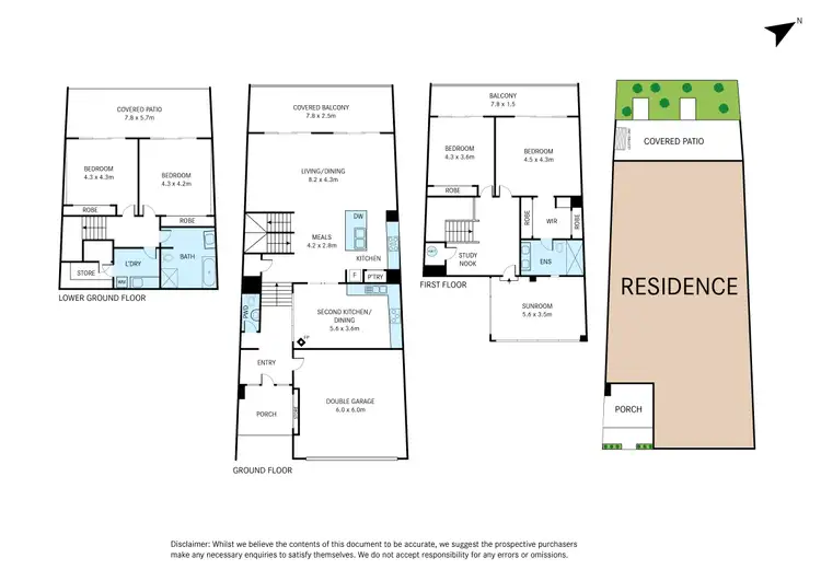Floorplan of Homely house listing, 60 Waverley Park Drive, Mulgrave VIC 3170
