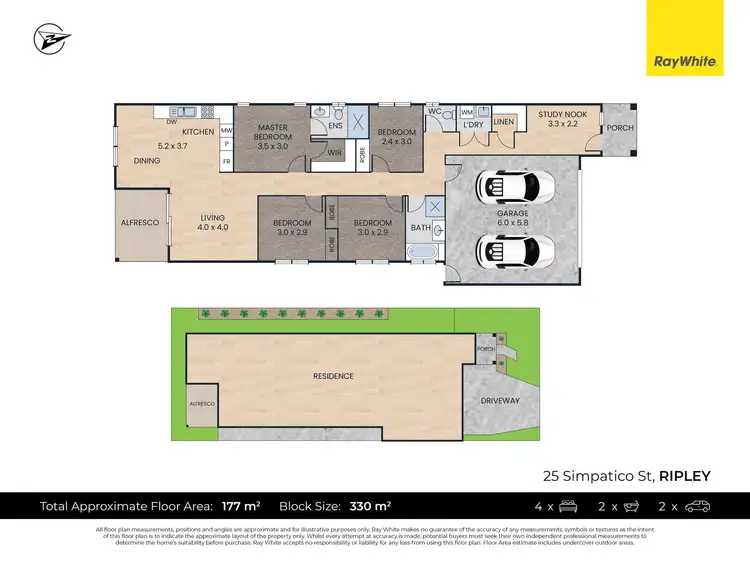 Floorplan of Homely house listing, 25 Simpatico Street, Ripley QLD 4306