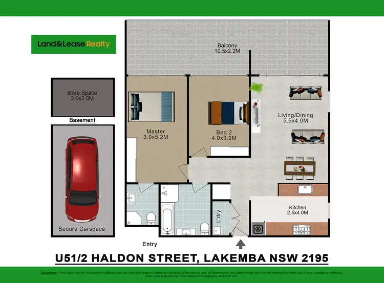 Floorplan of Homely apartment listing, 51/6 Haldon Street, Lakemba NSW 2195