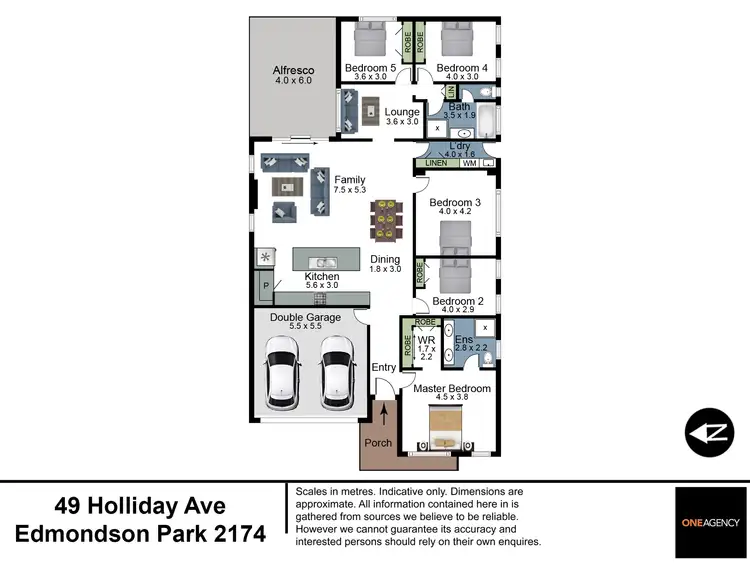 Floorplan of Homely house listing, 49 Holliday Avenue, Edmondson Park NSW 2174