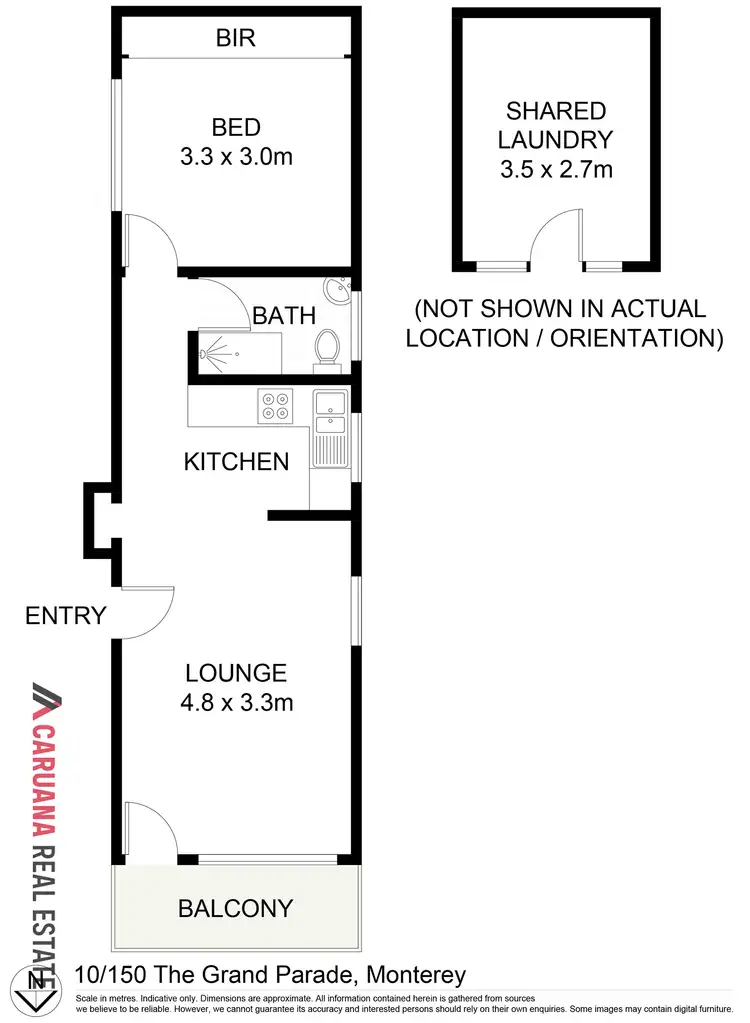 Floorplan of Homely unit listing, 10/150 The Grand Parade, Monterey NSW 2217