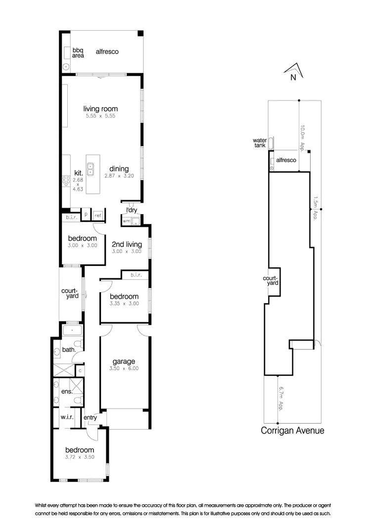 Floorplan of Homely house listing, 32a Corrigan Avenue, Brooklyn VIC 3012