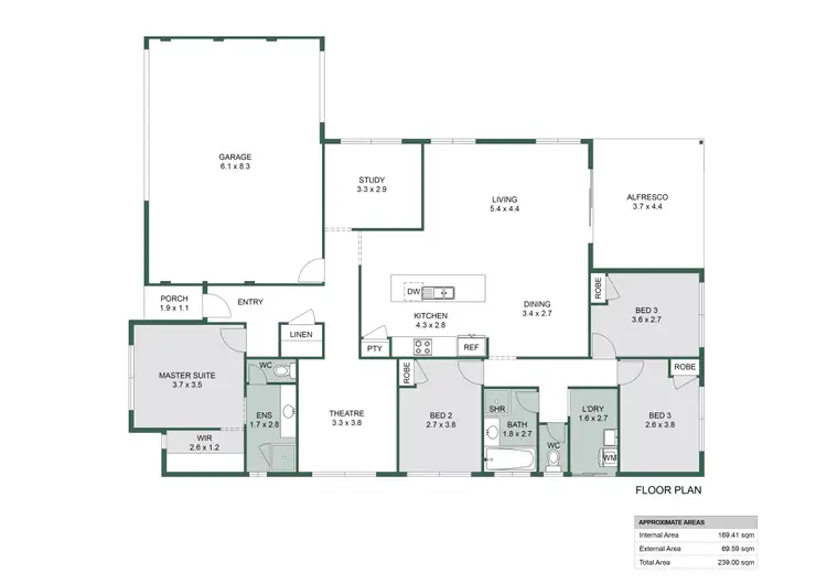 Floorplan of Homely house listing, 34 Prendergast Turn, Baldivis WA 6171