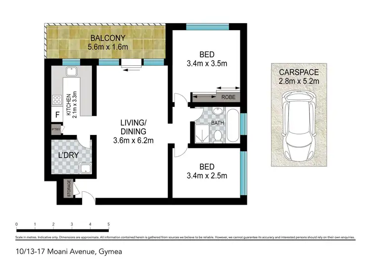 Floorplan of Homely apartment listing, 10/13-17 Moani Avenue, Gymea NSW 2227