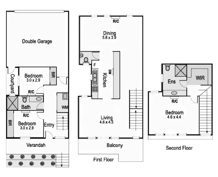 Floorplan of Homely house listing, 11/4-12 Fisher Parade, Ascot Vale VIC 3032