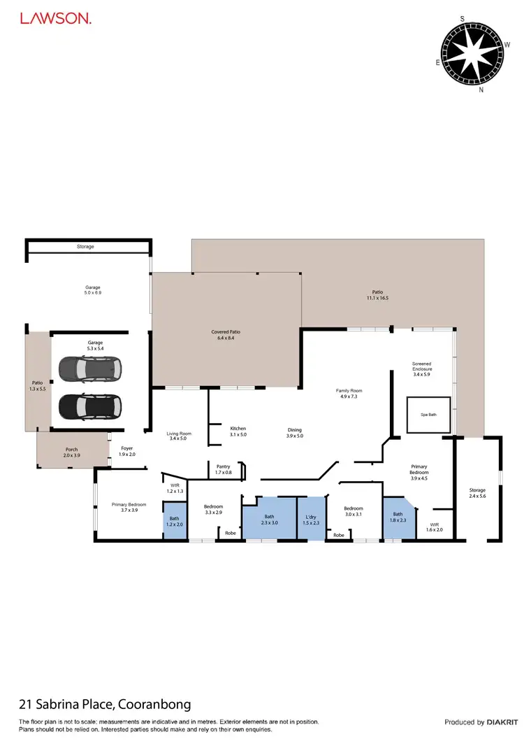 Floorplan of Homely house listing, 21 Sabrina Place, Cooranbong NSW 2265