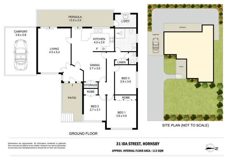 Floorplan of Homely house listing, 31 Ida Street, Hornsby NSW 2077