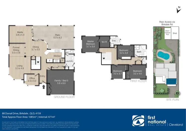 Floorplan of Homely house listing, 88 Dorsal Drive, Birkdale QLD 4159