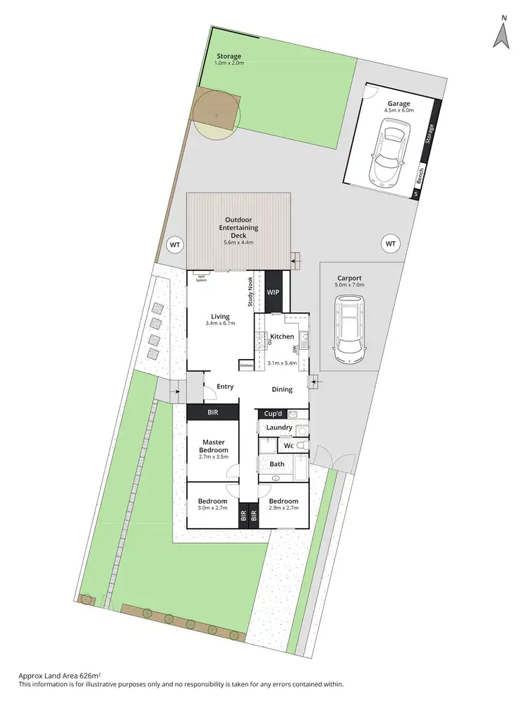 Floorplan of Homely house listing, 16 Howitt Avenue, Corio VIC 3214