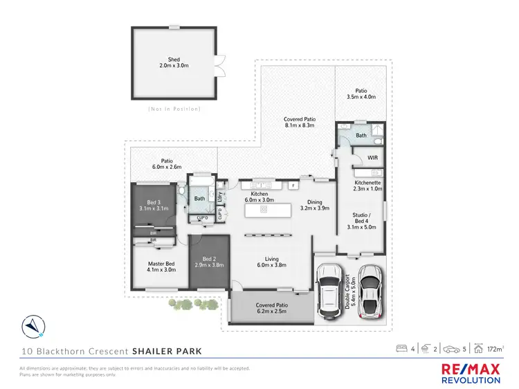 Floorplan of Homely house listing, 10 Blackthorn Crescent, Shailer Park QLD 4128