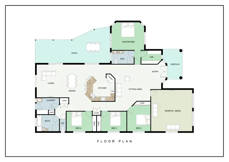 Floorplan of Homely house listing, 22 Fairmeadow Drive, Mount Pleasant QLD 4740