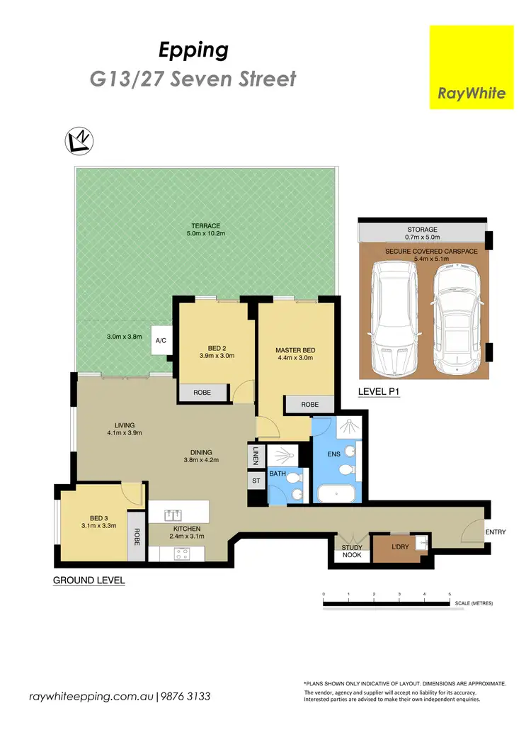 Floorplan of Homely apartment listing, 13/27 Seven Street, Epping NSW 2121