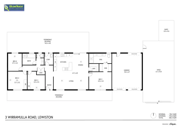 Floorplan of Homely house listing, 3 Wirramulla Road, Lewiston SA 5501