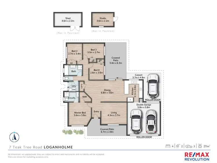 Floorplan of Homely house listing, 7 Teak Tree Road, Loganholme QLD 4129