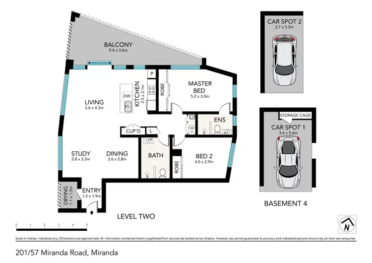 Floorplan of Homely apartment listing, 201/57 Miranda Road, Miranda NSW 2228