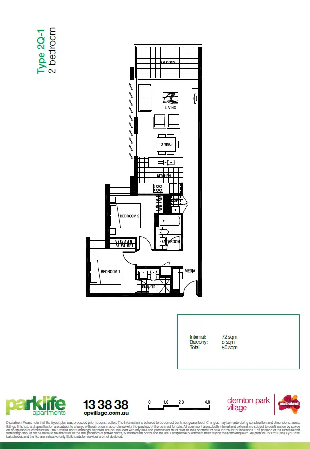 Floorplan of Homely apartment listing, 214/1 Victa Street, Campsie NSW 2194