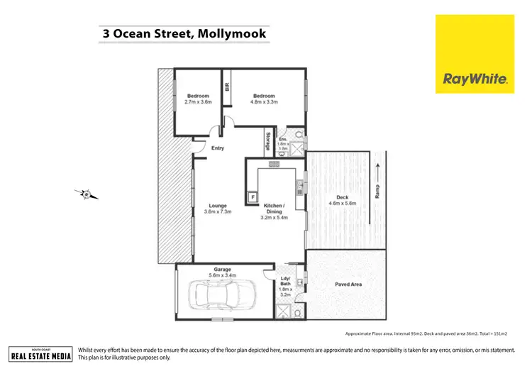 Floorplan of Homely house listing, 3 Ocean Street, Mollymook NSW 2539