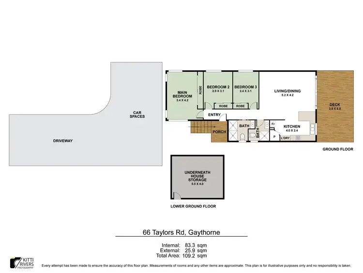 Floorplan of Homely house listing, 66 Taylors Road, Gaythorne QLD 4051