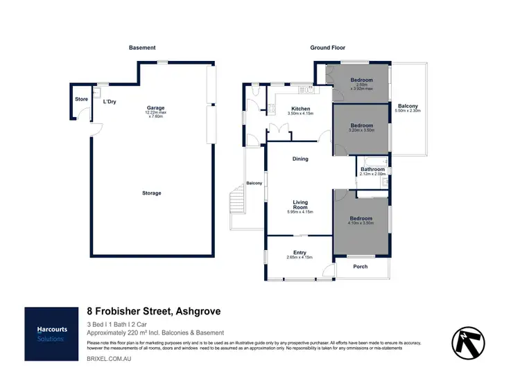 Floorplan of Homely house listing, 8 Frobisher Street, Ashgrove QLD 4060