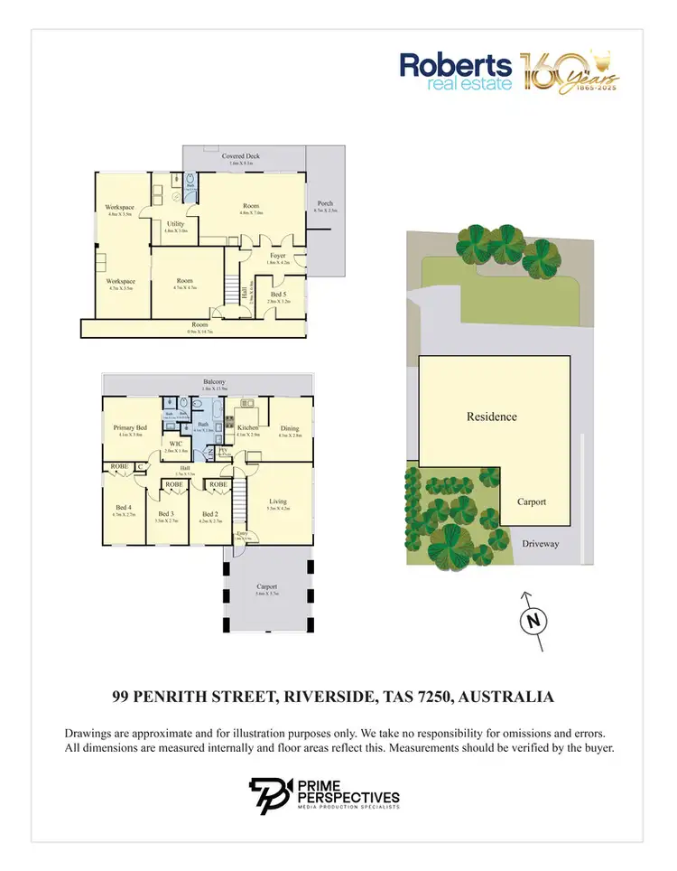 Floorplan of Homely house listing, 99 Penrith Street, Riverside TAS 7250