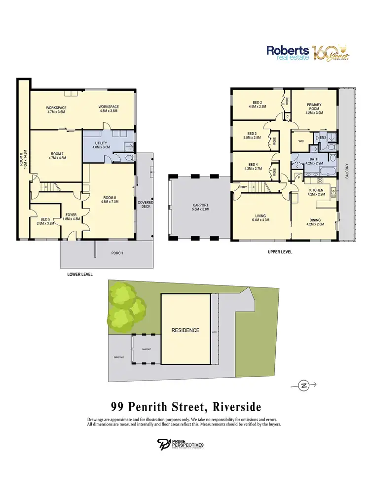 Floorplan of Homely house listing, 99 Penrith Street, Riverside TAS 7250