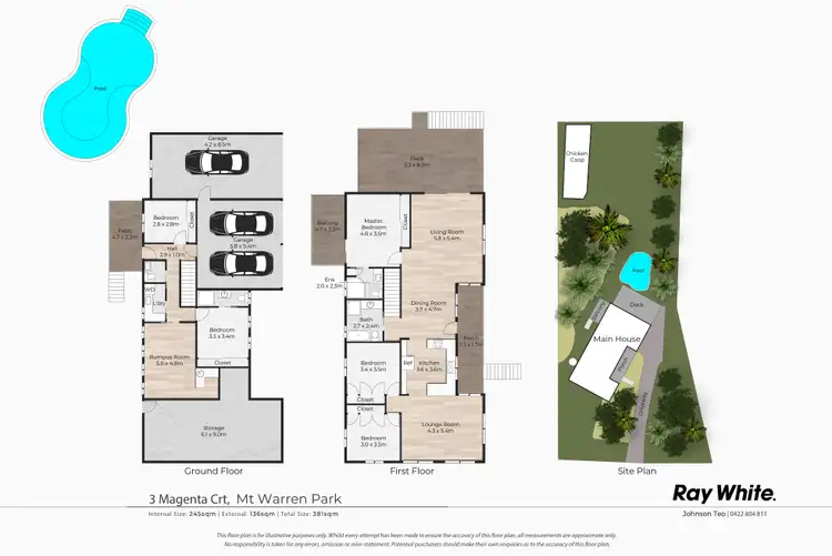 Floorplan of Homely house listing, 3 Magenta Court, Mount Warren Park QLD 4207